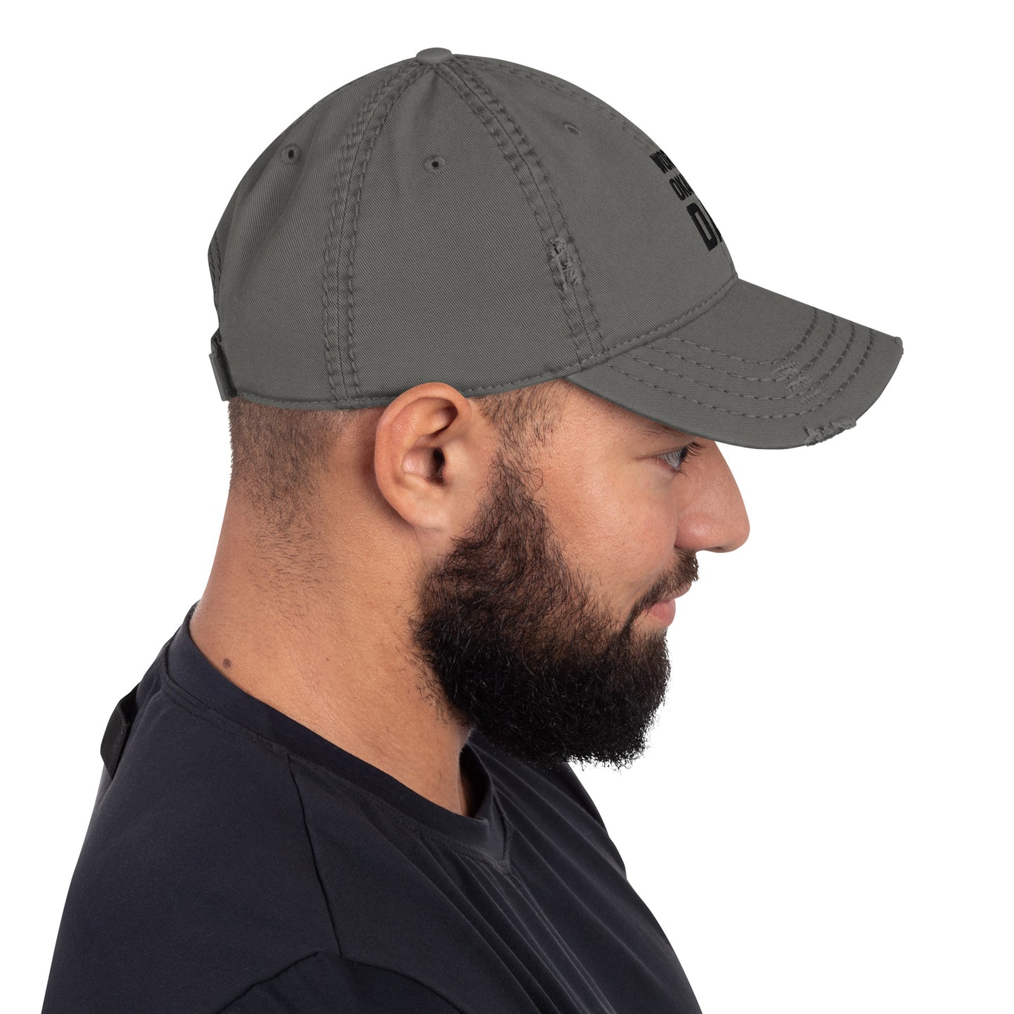 "World's Okayest Dad" Distressed Dad Hat — Embrace the Okay-ness!