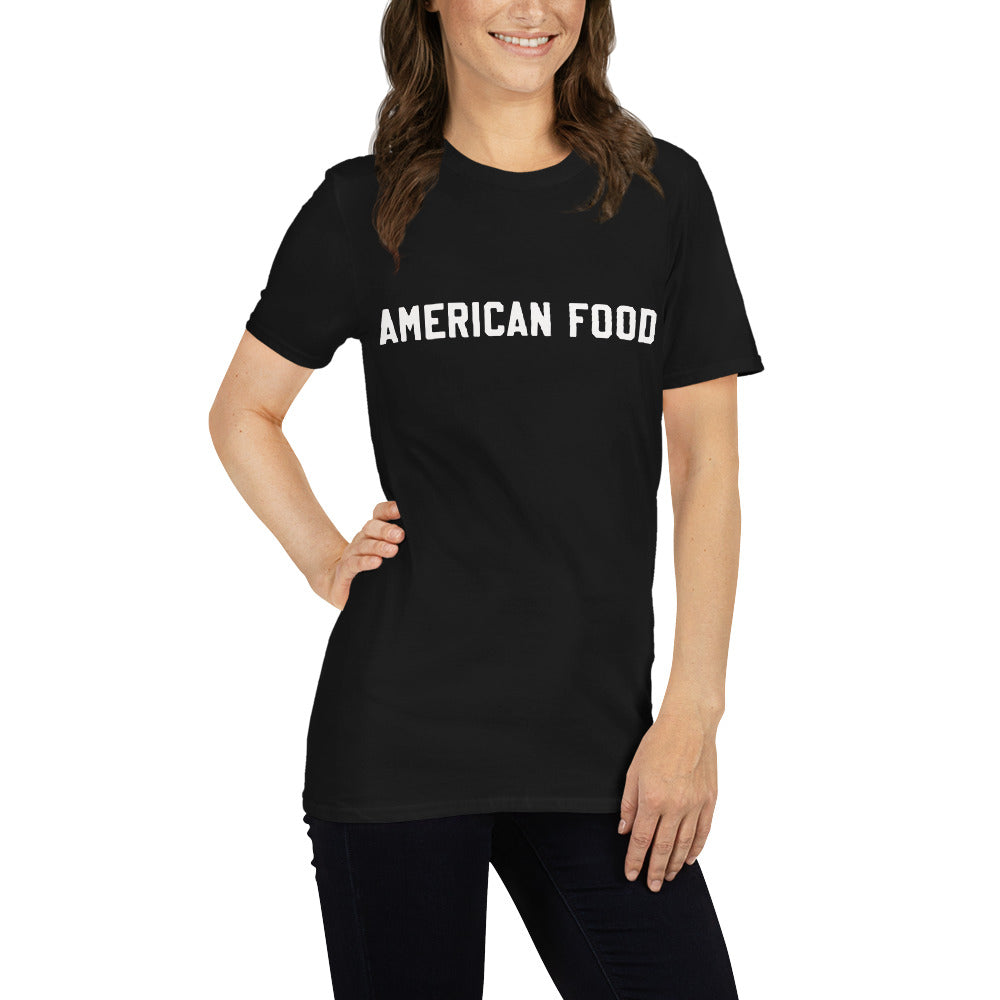 Short-Sleeve Unisex "American Food" T-Shirt