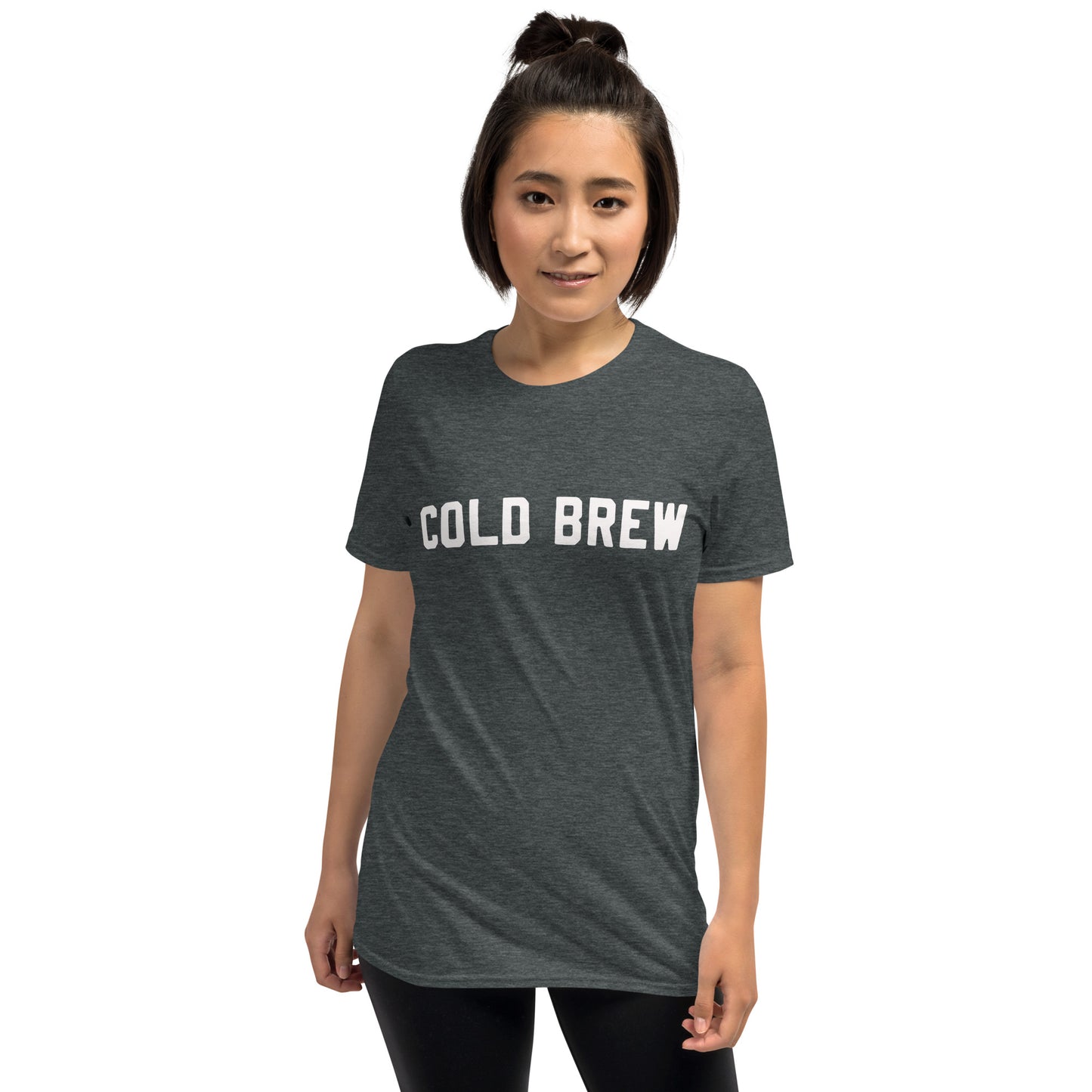 Short-Sleeve Unisex T-Shirt "Cold Brew" slogan