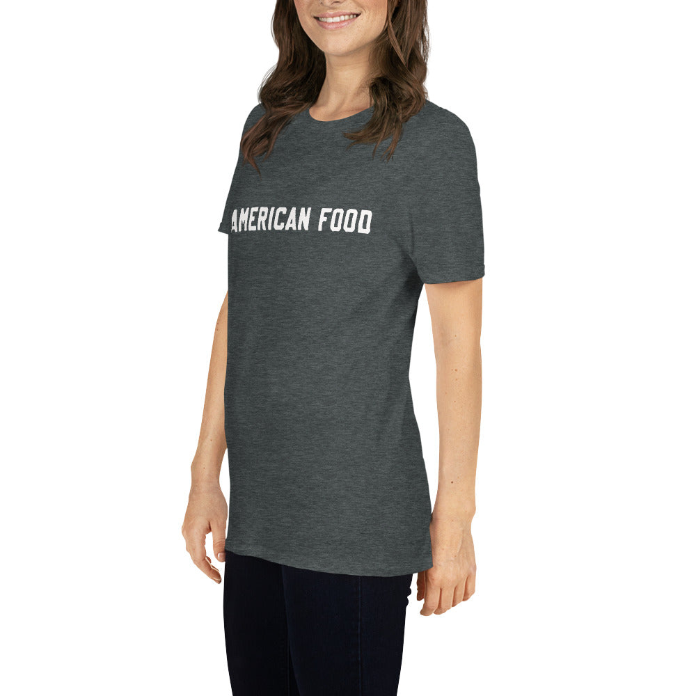 Short-Sleeve Unisex "American Food" T-Shirt
