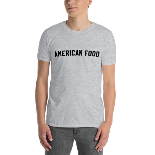 Short-Sleeve Unisex "American Food" T-Shirt