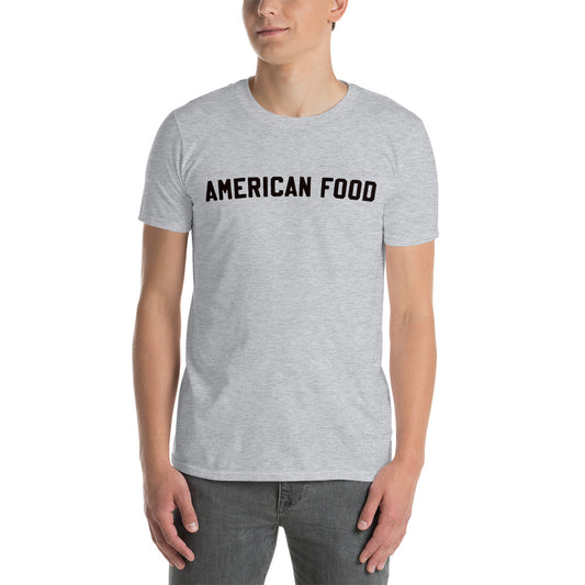 Short-Sleeve Unisex "American Food" T-Shirt