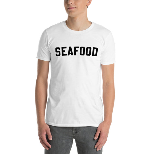 Short-Sleeve Unisex T-Shirt "Seafood" slogan